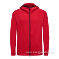 men women polyester hooded sport running jacket